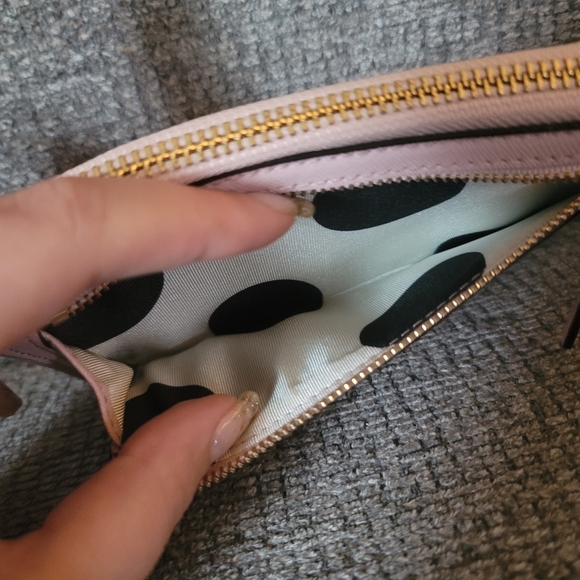 Kate Spade Pink Cedar Street Laurie Tech Leather Wristlet - Picture 11 of 16